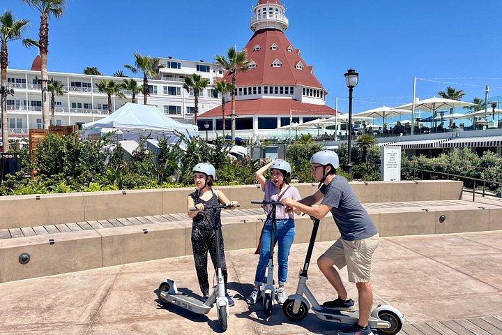 Explore Coronado Island by E-Scooter with Photos Included