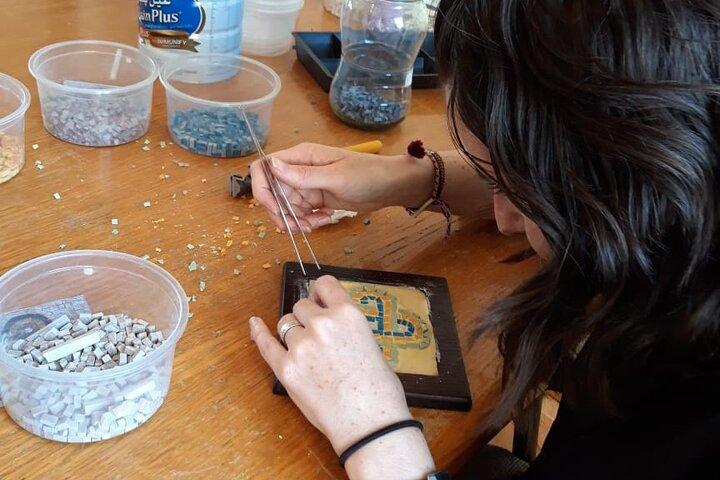 Mosaic Art Class in Amman