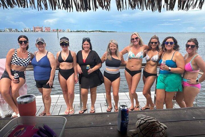 90 Minute Public Tiki Boat Tour on Fort Myers Beach