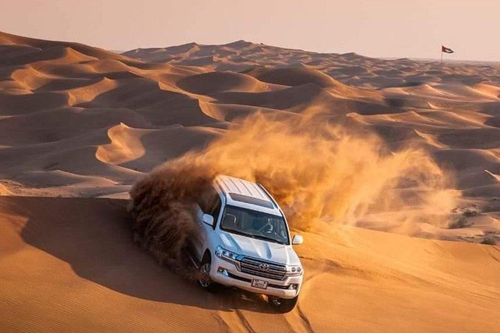 Private Dubai Desert Safari, Camel Ride, Sandboarding, Quad Bike