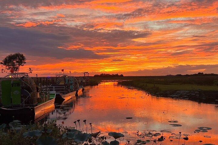 1 Hour Sunset Airboat Tour