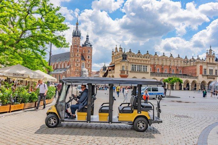 Krakow: Guided Sightseeing Tour by golf cart/buggy
