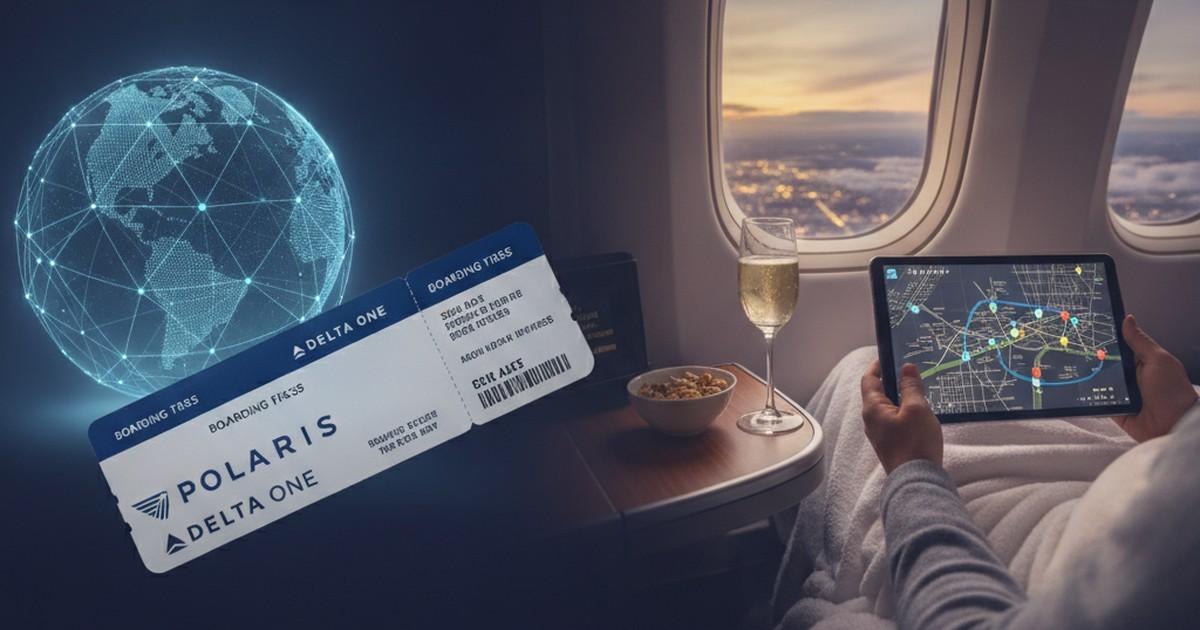 Cover Image for Polaris & Delta One Award Booking Guide Using Miles