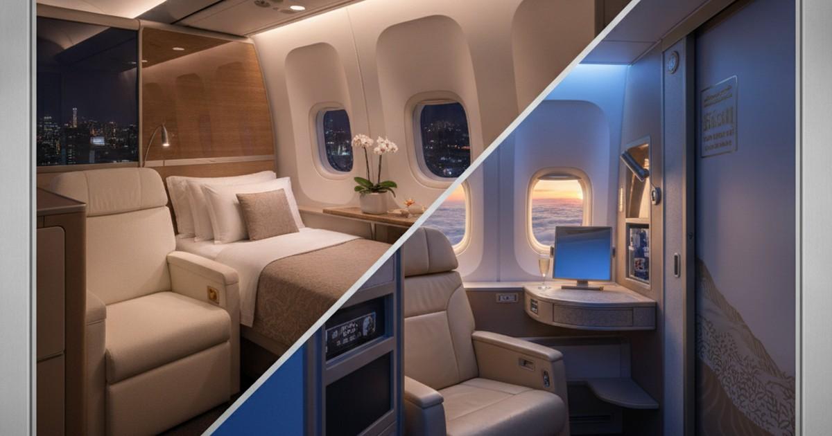 Cover Image for Singapore Airlines Suites vs Emirates First Class A380 Luxury
