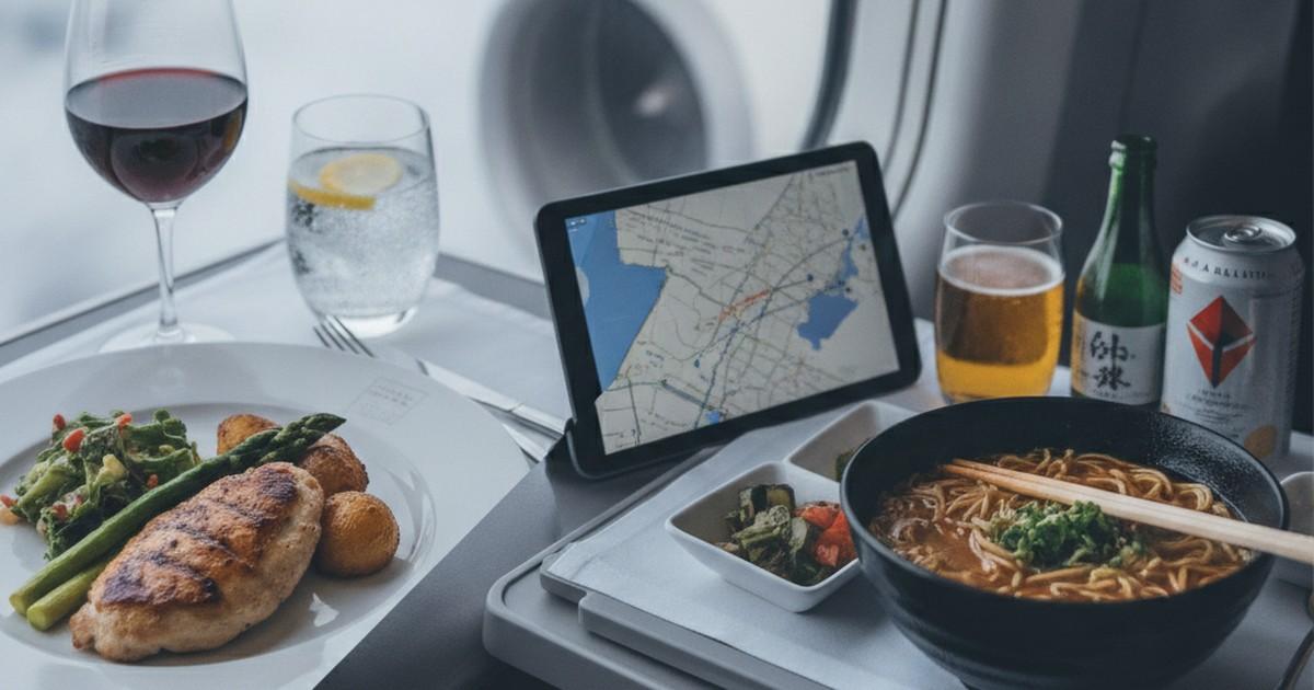 Cover Image for In-Flight Dining and Drinks: United vs Delta