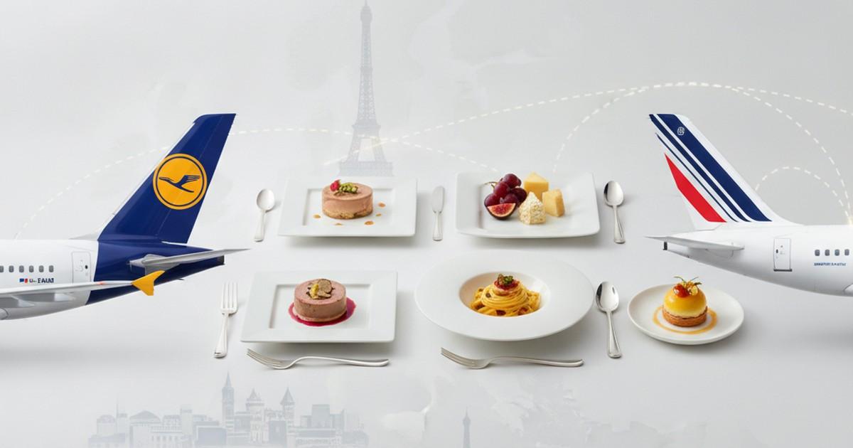 Cover Image for Lufthansa vs Air France: Inflight Menus Compared