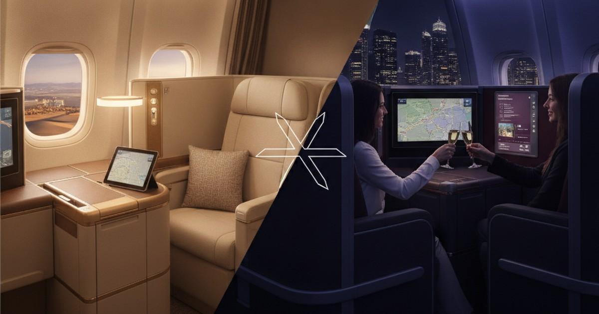 Cover Image for Etihad Business Studio vs Qatar Qsuite Middle East Face Off
