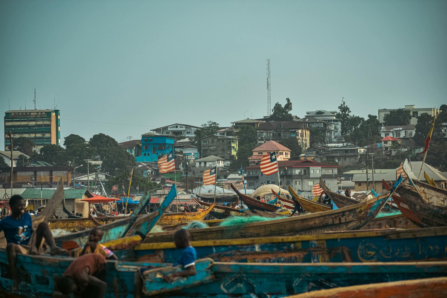 Liberia skyline